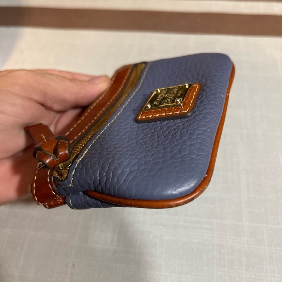 Dooney & Bourke Pre Owned Coin Key Change Card Liostick Pebbled Leather Wallet - Picture 14 of 16